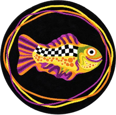 Коврик Витебские ковры Kids 20С47-БК/ЭФ 66001 2 Овал (1.2x1.2)