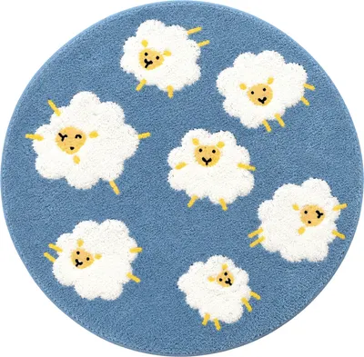Коврик Витебские ковры Kids 20С47-БК/ЭФ 65771 43 Овал (1x1)
