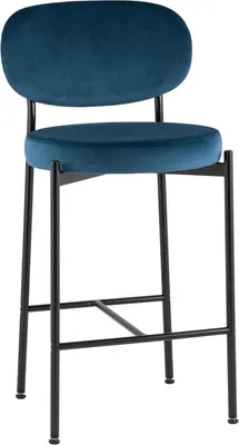 Стул барный Stool Group Бриф VD vd-plb-brief-b29 (велюр синий)