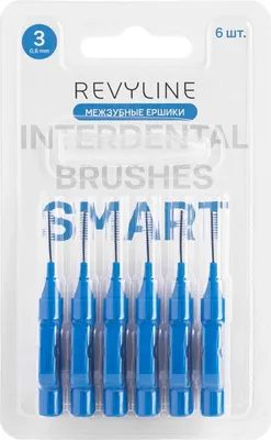 Ершики межзубные Revyline Smart 0.60мм / 9279 (6шт, голубой)