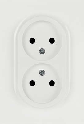 Розетка ЭРА Arktik 16-2107-01 2X2P 16А-250В / Б0071681 (белый)