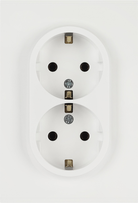 Розетка ЭРА Arktik 16-2105-08 2X2P+E Schuko 16А-250В / Б0070461 (белый матовый)
