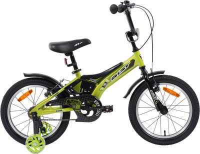 Детский велосипед AIST Zuma 16 2026 (16, зеленый, разобранный, в коробке)