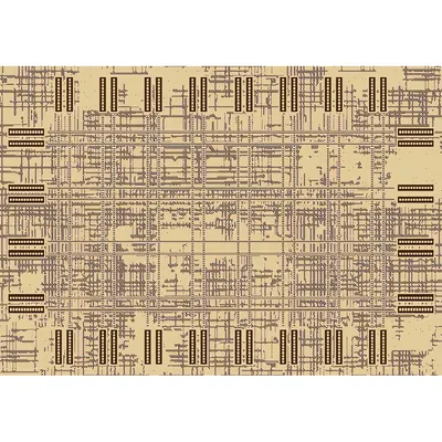 Циновка Витебские ковры Прямоугольник 11 19С4-ВИ e5237 a2 (2x1.4)