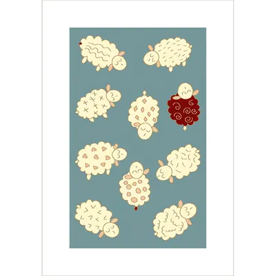 Ковер-постер Витебские ковры Poster Прямоугольник 23С62-БК/ЭО 64580 34 (0.7x1)