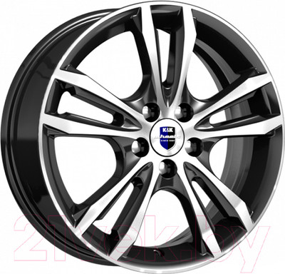 Литой диск K&K Samara 16x6" 4x100мм DIA 60.1мм ET 41мм Алмаз черный