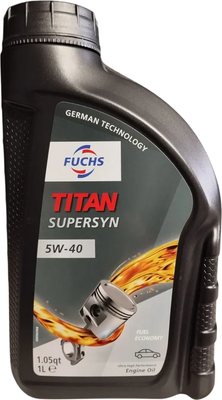 Моторное масло Fuchs Titan Supersyn 5W40 600930769/600790028/601425813/602003195 (1л)