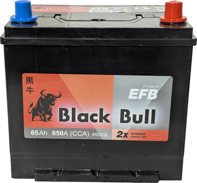 Автомобильный аккумулятор BLACK BULL Asia EFB JR 650A / 6СТ-65.0EFBD23 (65 А/ч)