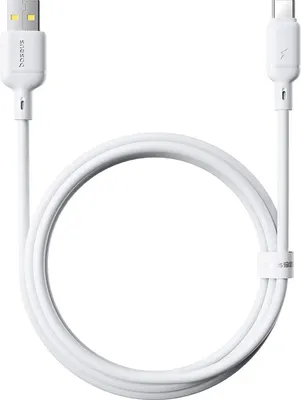 Кабель Baseus USB-A to USB-C 3A / P10377703213-03 (2м, Moon White)