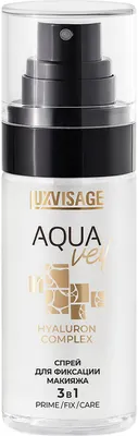 Спрей для фиксации макияжа LUXVISAGE Aqua Veil Hyaluron Complex 3 В 1 Prime Fix Care (68мл)