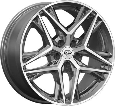 Литой диск SKAD Челси 18x8" 5x114.3мм DIA 67.1мм ET 45мм Алмаз графит