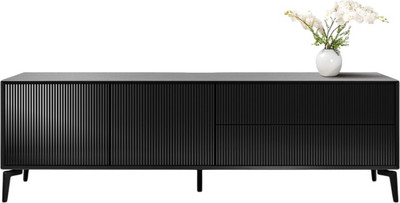Тумба Metaldesign Проксима MD 7157.01.40 (черный/рифленое-черный)