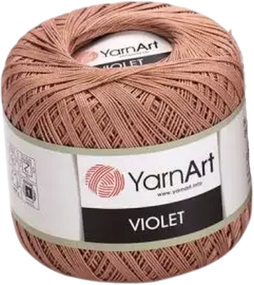 Пряжа для вязания Yarnart Виолет 50г 282м / 15 (кофейный)