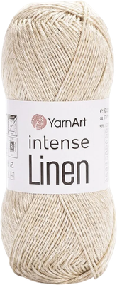 Пряжа для вязания Yarnart Интенс линен 50г 175м / 4101 (льняной)