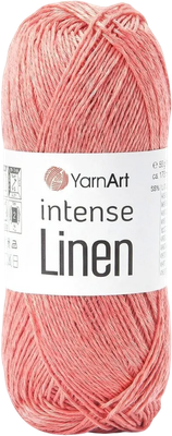 Пряжа для вязания Yarnart Интенс линен 50г 175м / 4106 (коралловый)