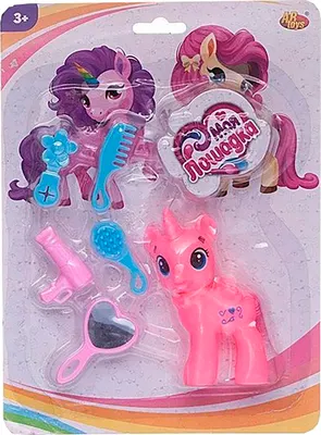Игровой набор Наша игрушка Пони-единорог / PT-01388 (розовый)