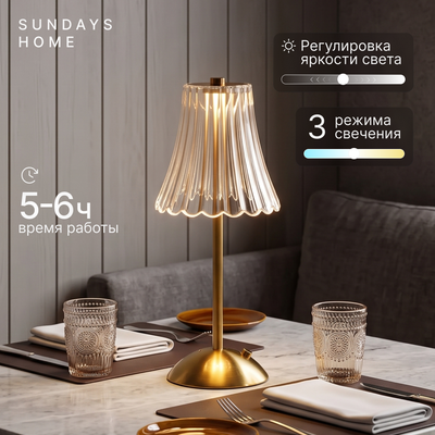 Интерьерная настольная лампа Sundays Home 6403001054A