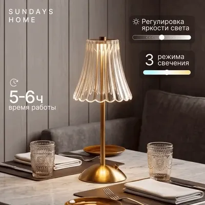 Интерьерная настольная лампа Sundays Home 6403001054A
