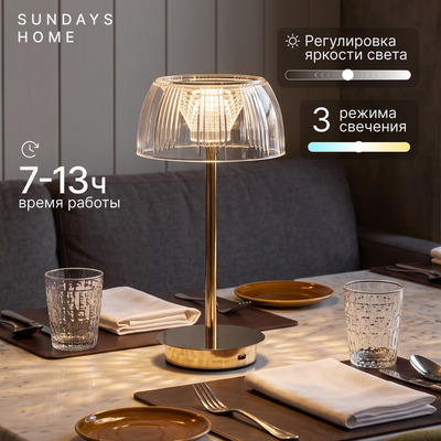 Интерьерная настольная лампа Sundays Home 6403001062A