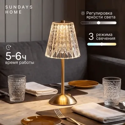 Интерьерная настольная лампа Sundays Home 6403001093A