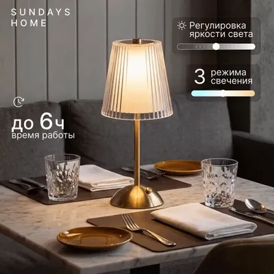 Интерьерная настольная лампа Sundays Home 6403001102A