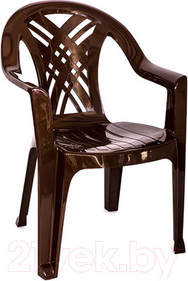 Стул пластиковый Стандарт Пластик Групп Престиж-2 (шоколад)