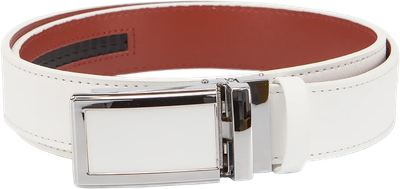 Ремень мужской Poshete 839-M20BA-XL-WHT (белый)