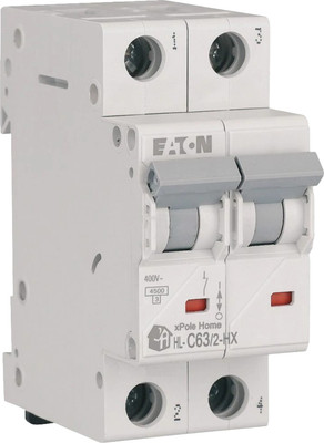 Выключатель автоматический Eaton HN-C63/2 2P 63A C 6кА / 194877