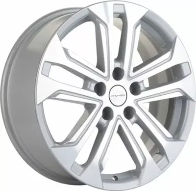Литой диск Khomen KHW1803 Kodiaq/Tiguan 18x7" 5x112мм DIA 57.1мм ET 43мм (G-Silver)