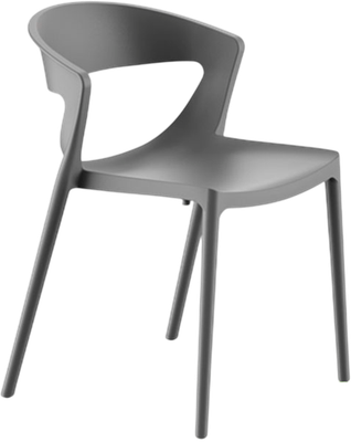 Стул пластиковый GreenTerra Evok (серый)