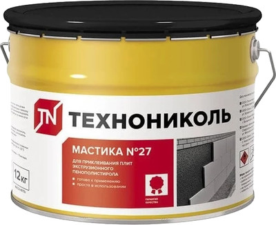 Гидроизоляционная мастика Технониколь №27 (12кг)
