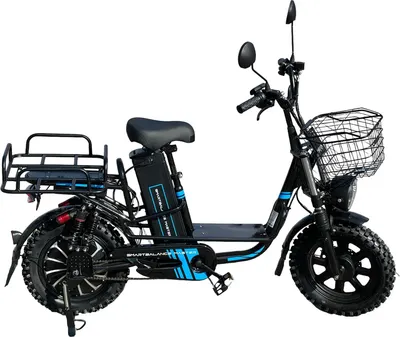 Электровелосипед Smart Balance Master 2024 (черно-синий)