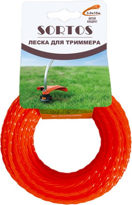 Леска для триммера Sortos 3x15м / MULW259256