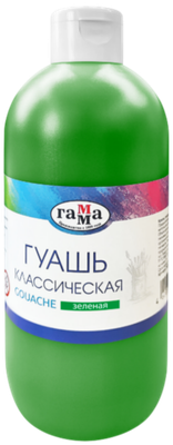 Гуашь ГАММА Классическая / 20250506 (480мл, зеленый)