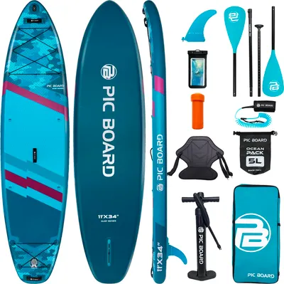 SUP-борд Pic Board Camouflage Blue PKM502