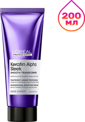 Кондиционер для волос L'Oreal Professionnel Keratin Alpha Sleek Smooth Transformer (200мл)