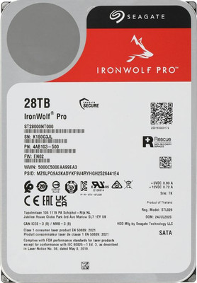 Жесткий диск Seagate Ironwolf Pro 28ТБ (ST28000NT000)