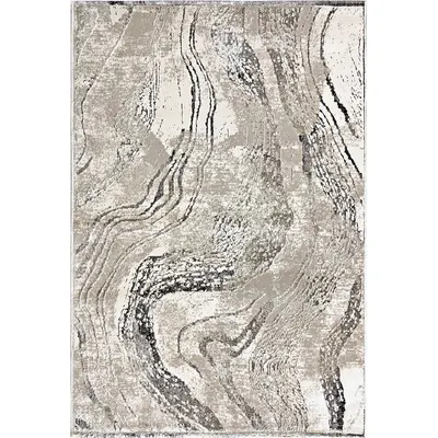 Коврик Behram Vegas T2964RE-CREAM-D.GREY (0.8x1.5)