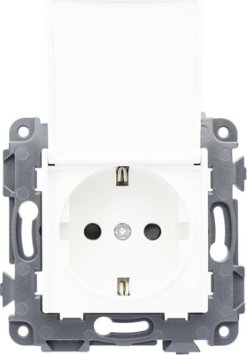 Розетка ETP Сontact 16A EOSZGC-16 / 80009 (белый)