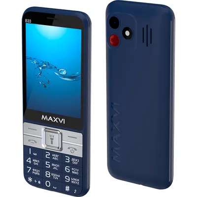Мобильный телефон Maxvi B33 (синий)