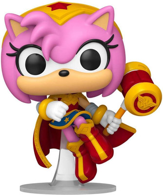 Фигурка коллекционная Funko POP! Heroes DCхSonic The Hedgehog Amy As Wonder Woman / Fun88907