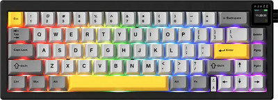 Клавиатура Ajazz AK650 Dream Weaver Switch (черный/серый/желтый)