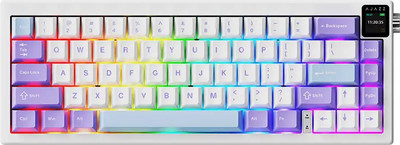 Клавиатура Ajazz AK650 Flying Fish Switch (фиолетовый/белый/синий)