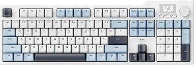 Ajazz AK35I V3 Sea Salt Switch (синий/белый/черный)