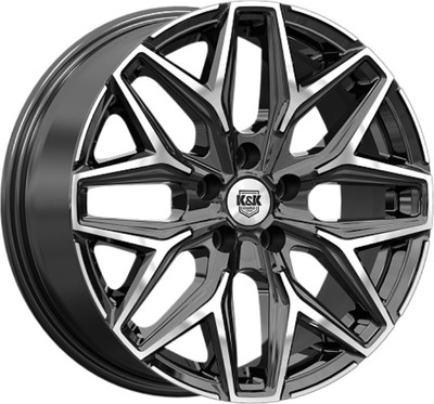 Литой диск K&K Ариус 17x7" 4x108мм DIA 65.1мм ET 25мм Алмаз черный