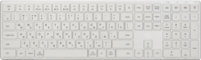 Клавиатура xGhost Blade / XG-BLADE-WS (белый/серебристый)