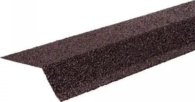 Планка карнизная Технониколь С гранулятом 75x50x5x1250 / 41579 (коричневый)
