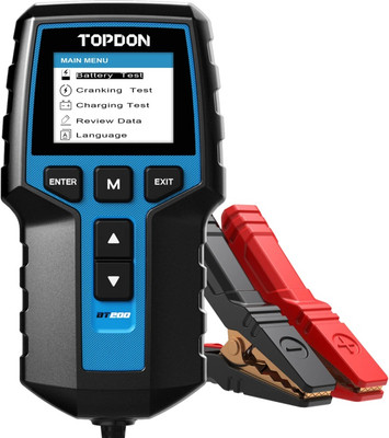 Тестер аккумуляторной батареи Topdon BT200