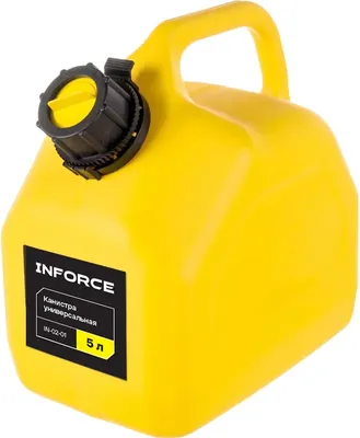Канистра Inforce IN-02-01 (5л, желтый)
