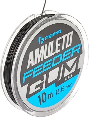 Амортизатор рыболовный F-Fishing Feeder Gum Amuleto 10м d0.6мм / FFGA10-060